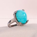 انگشتر فیروزه شجری زنانه کد 12638