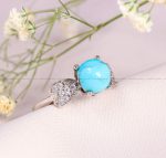 انگشتر فیروزه شجری زنانه کد 13063