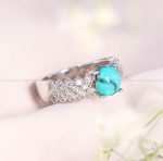 انگشتر فیروزه شجری زنانه کد 13065