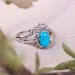 انگشتر فیروزه شجری زنانه کد 13068