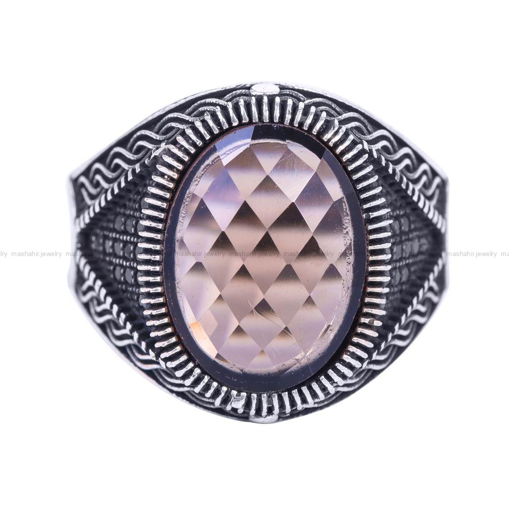 انگشتر الکساندریت مردانه کد 12100