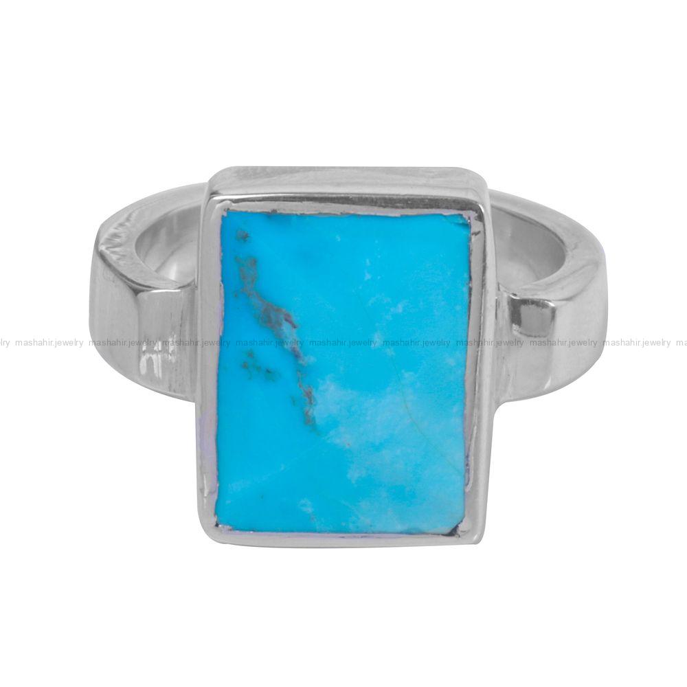 انگشتر فیروزه شجری مردانه کد 12400