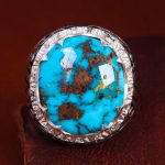 انگشتر فیروزه شجری مردانه کد 12771