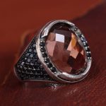 انگشتر الکساندریت مردانه کد 12106