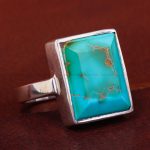 انگشتر فیروزه شجری مردانه کد 12631