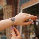 دستبند یاقوت سرخ زنانه کد 12070