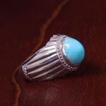 انگشتر فیروزه عجمی مردانه کد 13111