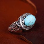 انگشتر فیروزه شجری مردانه کد 13229