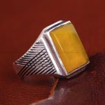 انگشتر شرف الشمس مردانه کد 13418