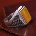 انگشتر شرف الشمس مردانه کد 13419