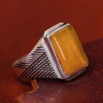 انگشتر شرف الشمس مردانه کد 13426