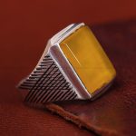 انگشتر شرف الشمس مردانه کد 13432