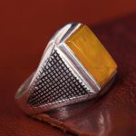 انگشتر شرف الشمس مردانه کد 13433