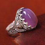 انگشتر عقیق مردانه کد 13455