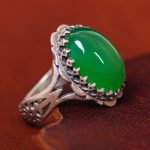 انگشتر عقیق مردانه کد 13457