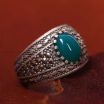 انگشتر عقیق مردانه کد 13467