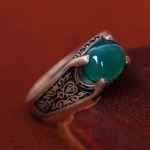 انگشتر عقیق مردانه کد 13468