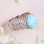 انگشتر فیروزه شجری زنانه کد 13577