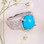 انگشتر فیروزه شجری زنانه کد 13578