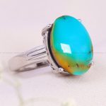 انگشتر فیروزه شجری زنانه کد 13589