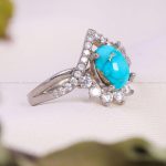 انگشتر فیروزه شجری زنانه کد 13593