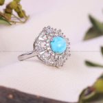 انگشتر فیروزه شجری زنانه کد 13600