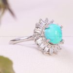 انگشتر فیروزه شجری زنانه کد 13601