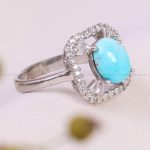 انگشتر فیروزه شجری زنانه کد 13604