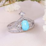 انگشتر فیروزه شجری زنانه کد 13606