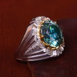 انگشتر موزانایت مردانه کد 13647