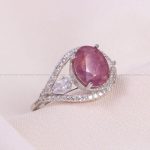 انگشتر یاقوت سرخ زنانه کد 13712