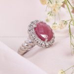 انگشتر یاقوت سرخ زنانه کد 13718