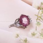 انگشتر یاقوت سرخ زنانه کد 13732