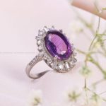 انگشتر آمیتیست زنانه کد 13750