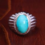 انگشتر فیروزه عجمی مردانه کد 13096