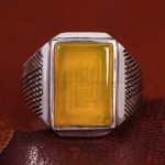 انگشتر شرف الشمس مردانه کد 13418