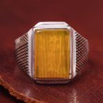 انگشتر شرف الشمس مردانه کد 13426