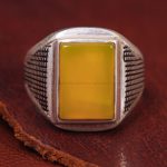 انگشتر شرف الشمس مردانه کد 13431