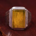 انگشتر شرف الشمس مردانه کد 13435