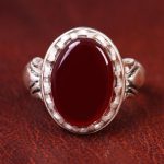 انگشتر عقیق مردانه کد 13441