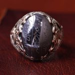 انگشتر حدید مردانه کد 13493