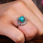 انگشتر فیروزه شجری زنانه کد 13583