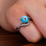 انگشتر فیروزه شجری زنانه کد 13594