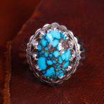 انگشتر فیروزه شجری مردانه کد 13628