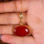 گردنبند عقیق زنانه کد 13679