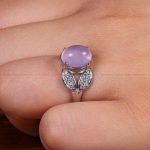 انگشتر عقیق سوسنی زنانه کد 13725