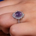 انگشتر عقیق سوسنی زنانه کد 13729