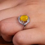 انگشتر شرف الشمس زنانه کد 13742