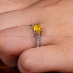 انگشتر شرف الشمس زنانه کد 13743