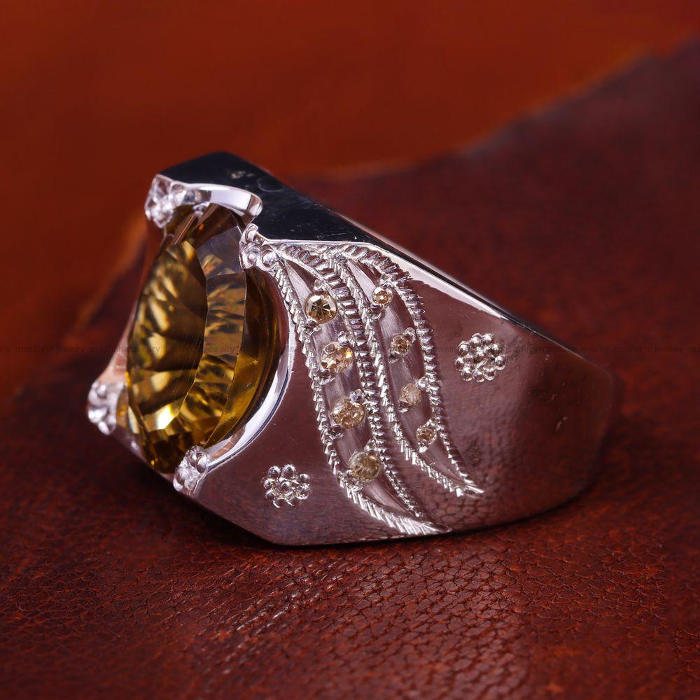 انگشتر کوارتز مردانه کد 13644